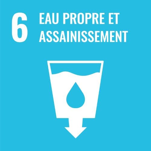 Objectif de développement durable de l'onu numéro 6 eau propre et assainissement