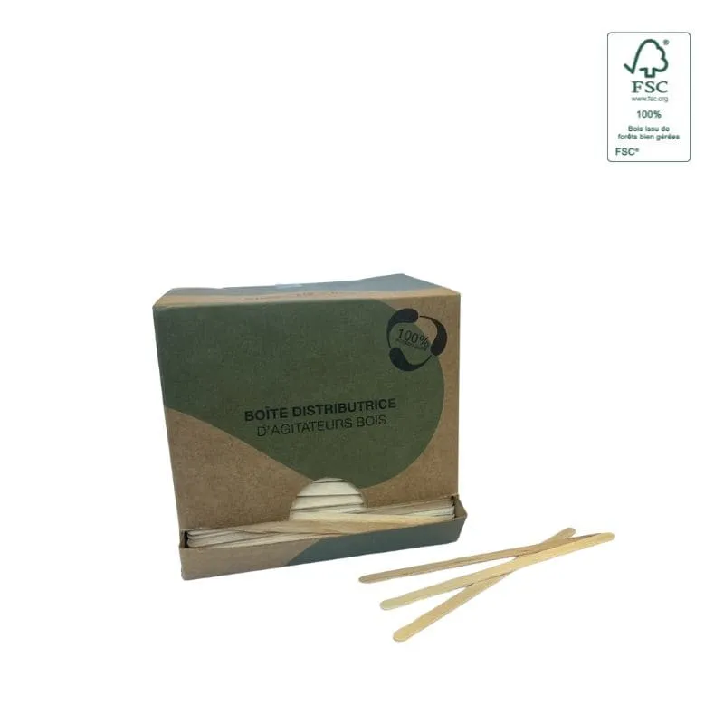 Agitateurs en bois (boite x1000)