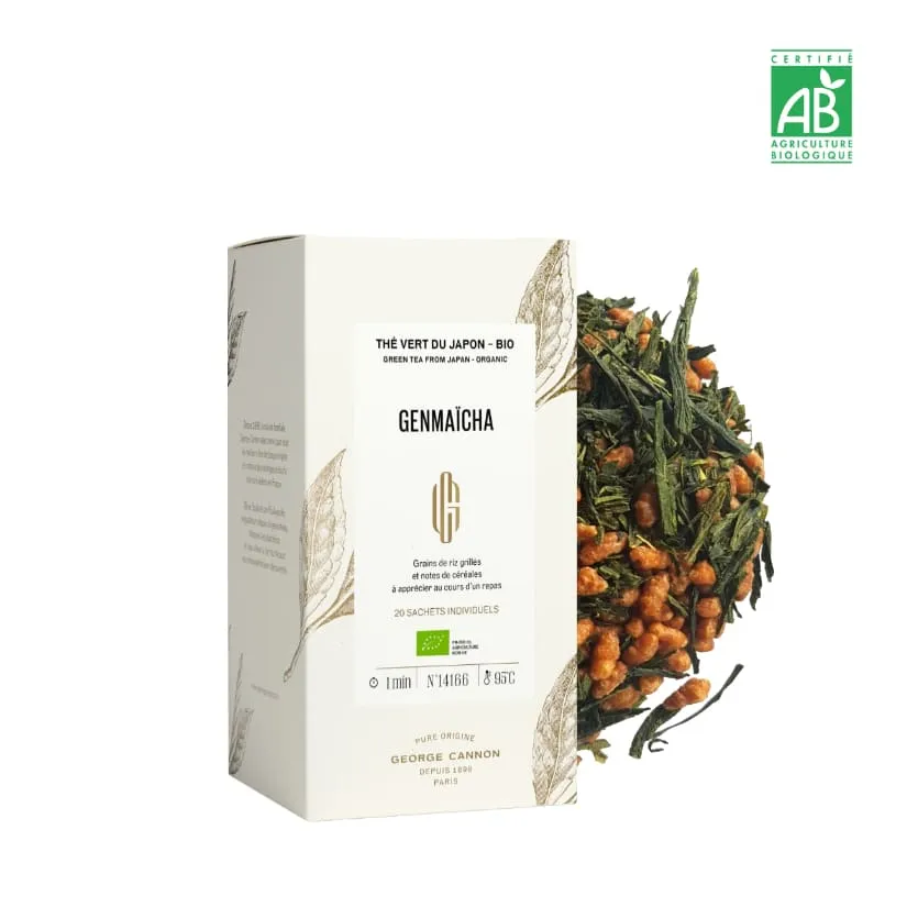 GENMAICHA - Thé vert du Japon - BIO - George Cannon (x20 sachets)