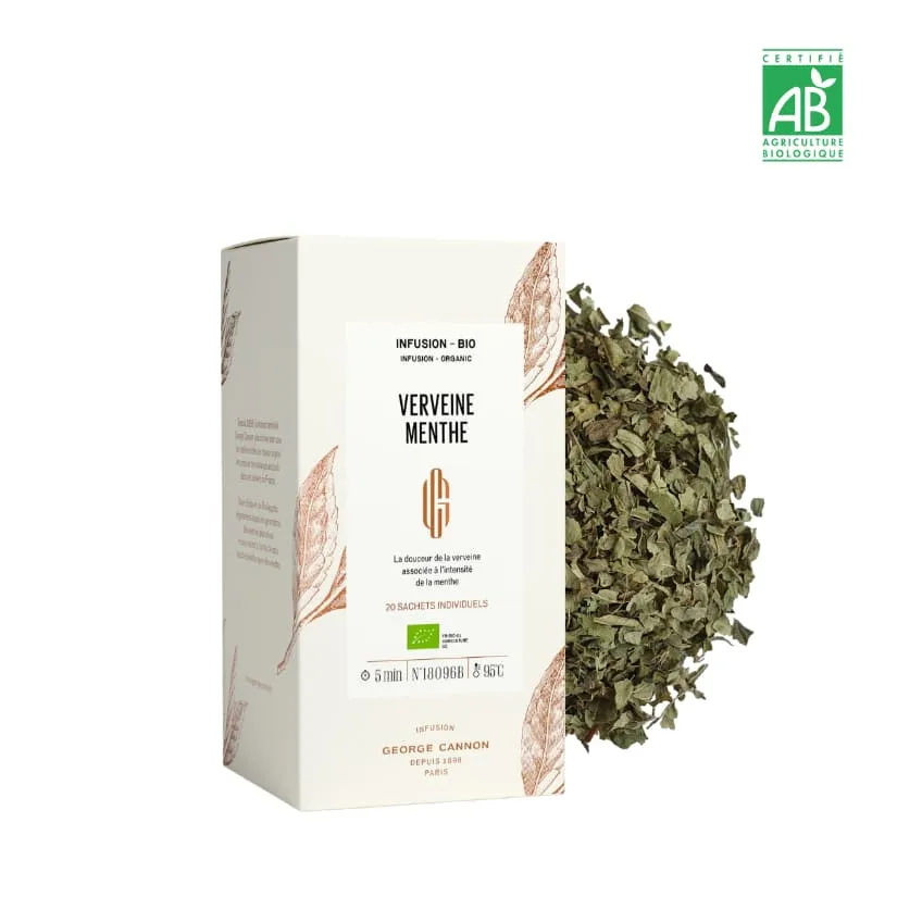 VERVEINE MENTHE - Infusion - BIO - George Cannon (x20 sachets)