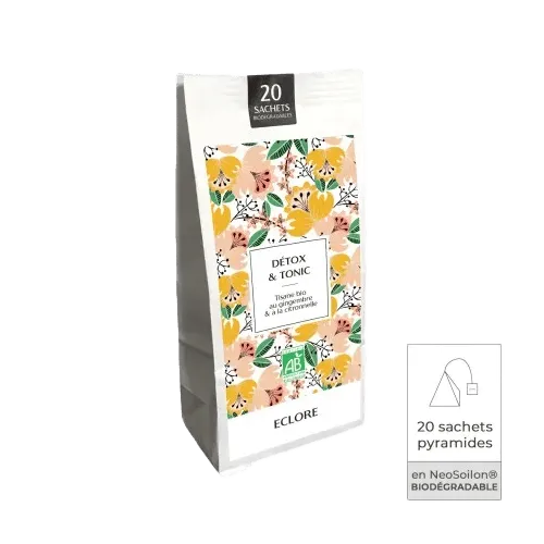 DETOX ET TONIC - Infusion - BIO - Eclore (x20 sachets)