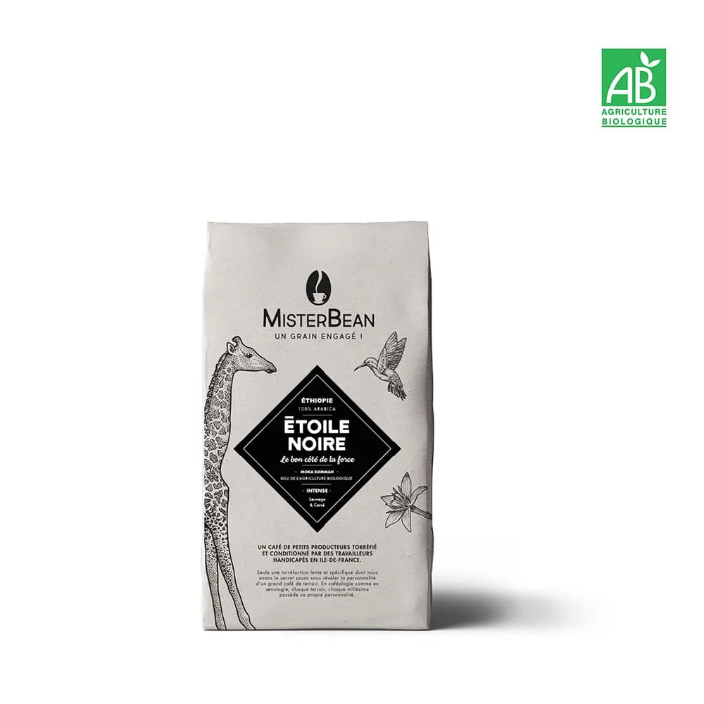 Étoile Noire - ÉTHIOPIE - Café en grain (500g)