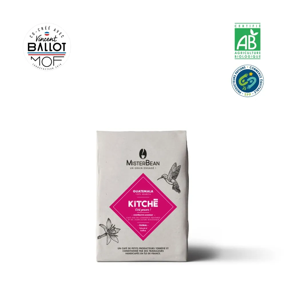 Kitché - GUATEMALA - Café en grain - BIO et Équitable (250g)