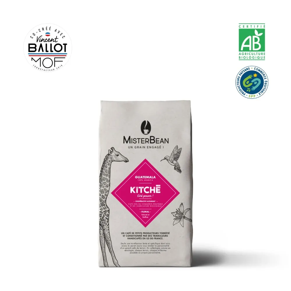 Kitché - GUATEMALA - Café en grain - BIO et Équitable (500g)
