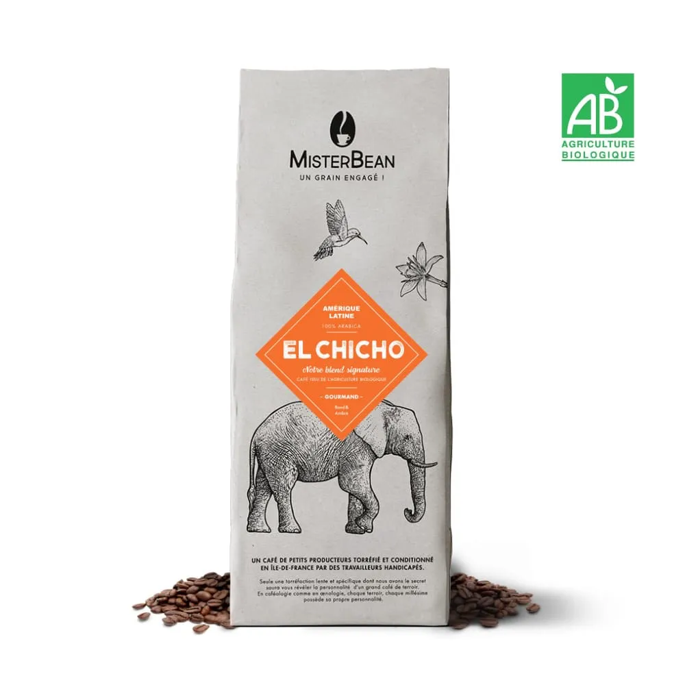 El Chicho - AMÉRIQUE LATINE - Café en grain - BIO (1kg)