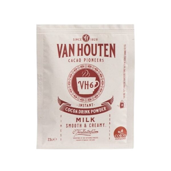 VAN HOUTEN - Chocolat lacté en poudre (x100 sachets) – Image 2