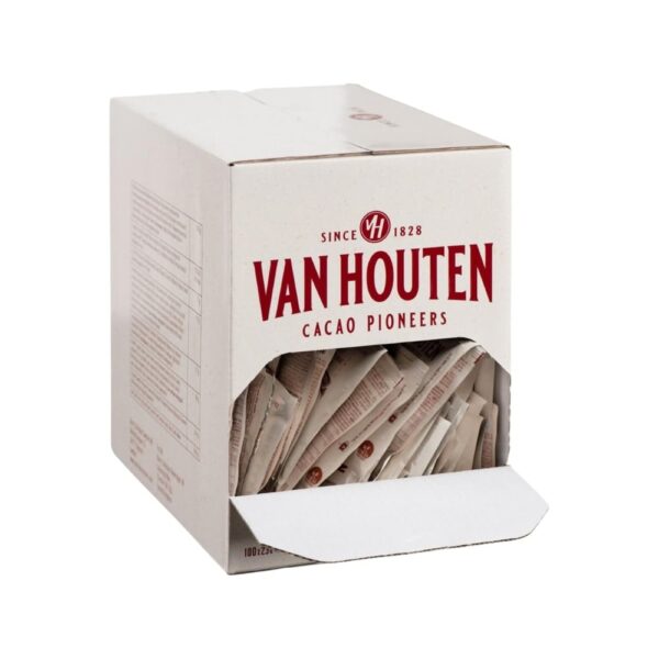 VAN HOUTEN - Chocolat lacté en poudre (x100 sachets)