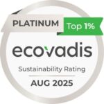 Médaille certification ECOVADIS MisterBean platinium