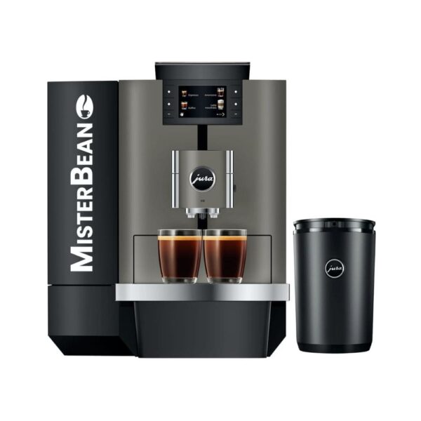 BEAUTY-BEAN milk : Machine à café (Jura X10) + frigo à lait 1L